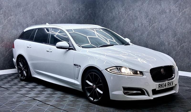 Used Jaguar XF R-Sport 2014 White Estate