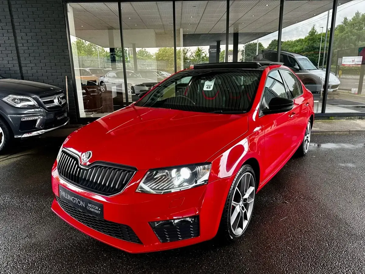 Used Skoda Octavia vRS 2015 Red Estate