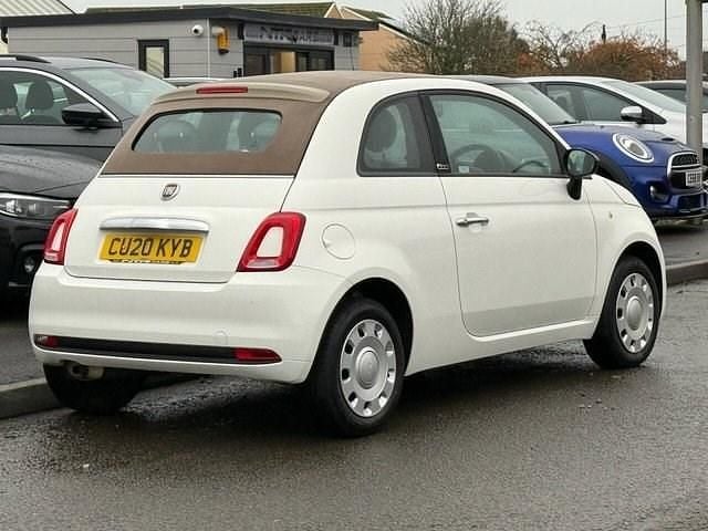 Used Fiat 500C Pop 69 HP (50 kW) 2020 White Cabriolet