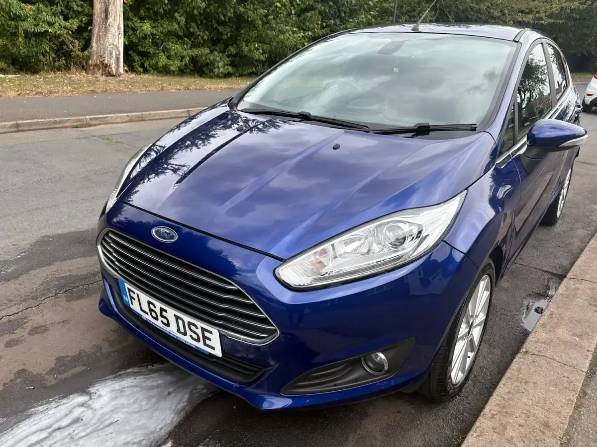 Used Ford Fiesta Titanium 2015 Blue Hatchback