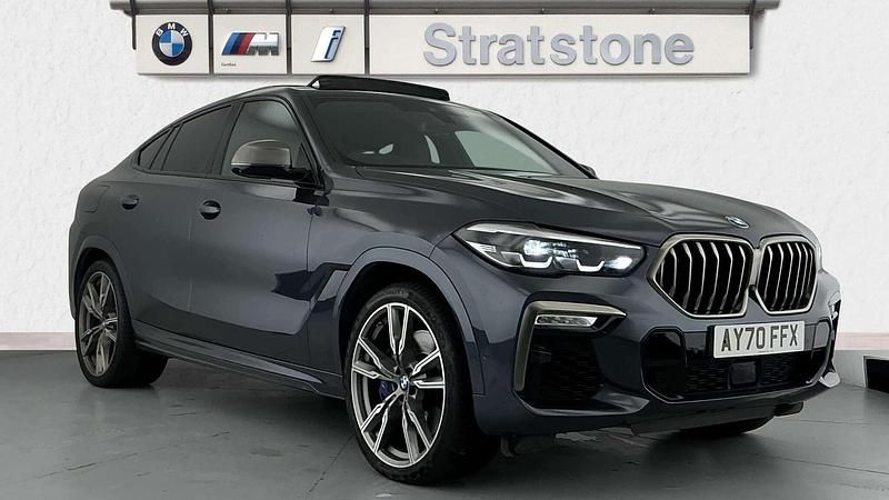 Grey Used 2020 BMW X6 M50 Shadowline SUV | £43,998 (Fair price) - Image 1/4