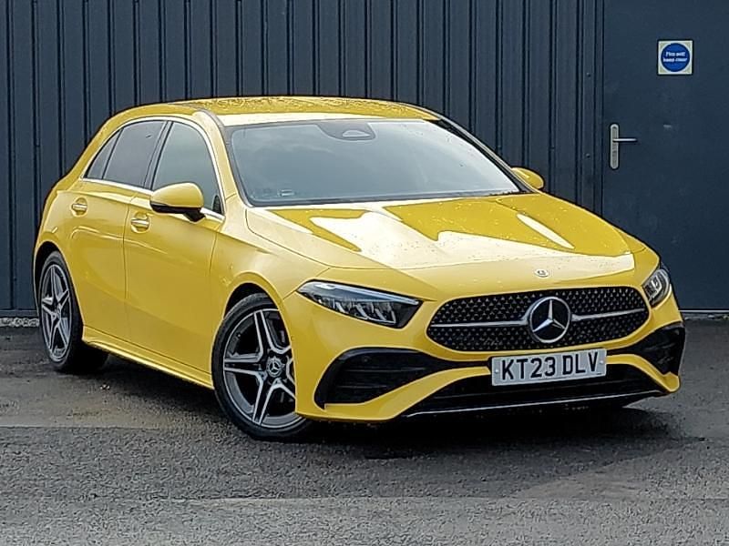 Used Mercedes A200 Executive 163 HP (119 kW) 2023 Yellow Hatchback