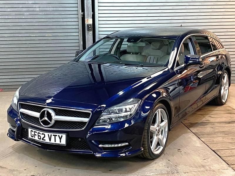 Used Mercedes CLS350 AMG 255 HP (187 kW) 2012 Blue Estate