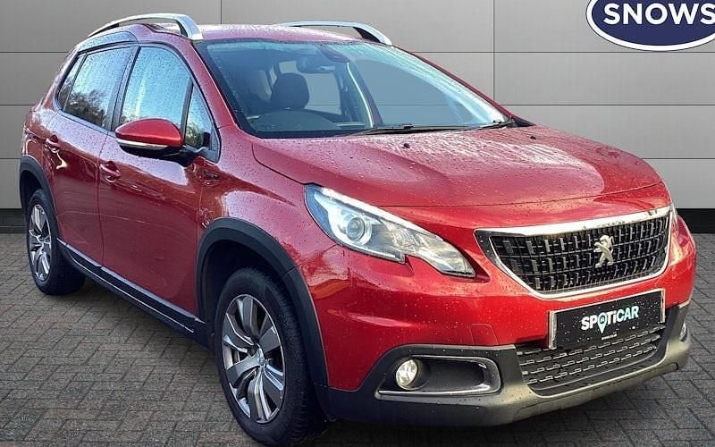 Red Used 2019 Peugeot 2008 Signature Sky SUV | £8,172 (Fair price) - Image 1/4