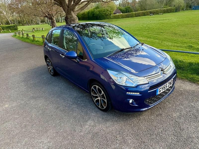 Used Citroën C3 PureTech 82 HP (60 kW) 2015 Blue Hatchback
