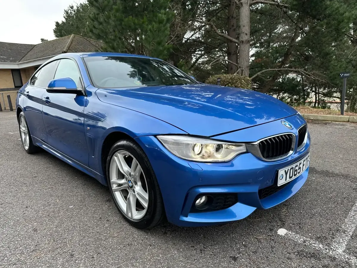 Usado BMW 420 M Sport 190 CV (139 kW) 2015 Azul Coupe