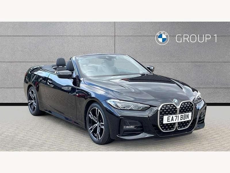 Black Used 2021 BMW 420 M Sport Cabriolet | £29,250 (Fair price) - Image 1/4