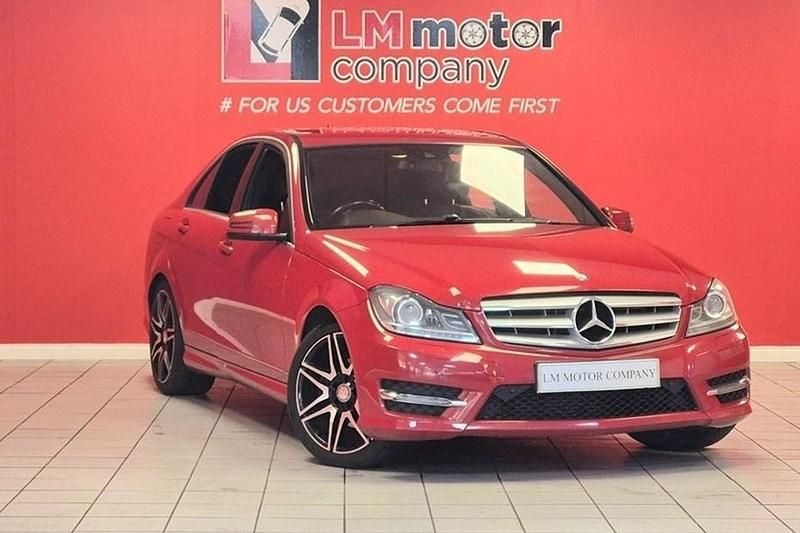 Red Used 2013 Mercedes C220 AMG Sedan | £5,695 (Fair price) - Image 1/1