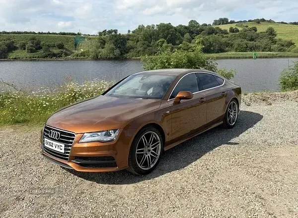 Used Audi A7 S-Line 2012 Brown Hatchback