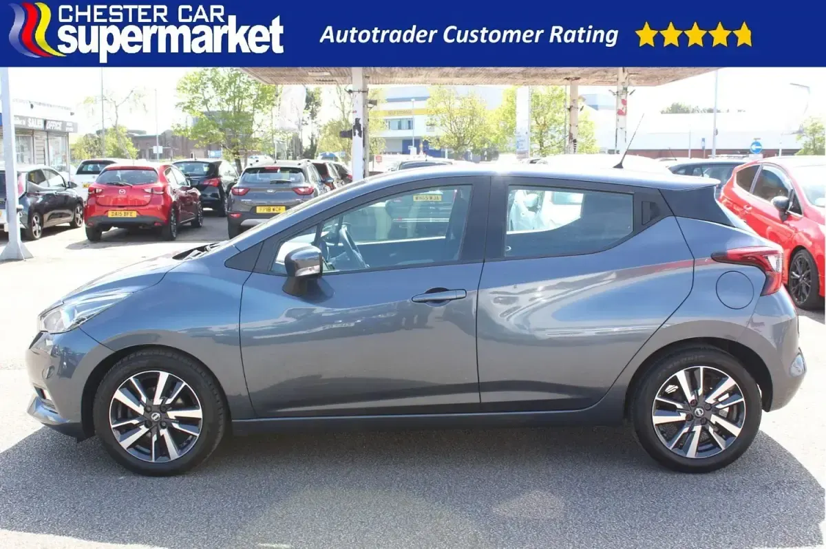 Używany Nissan Micra Acenta 90 KM (66 kW) 2017 Szary Hatchback