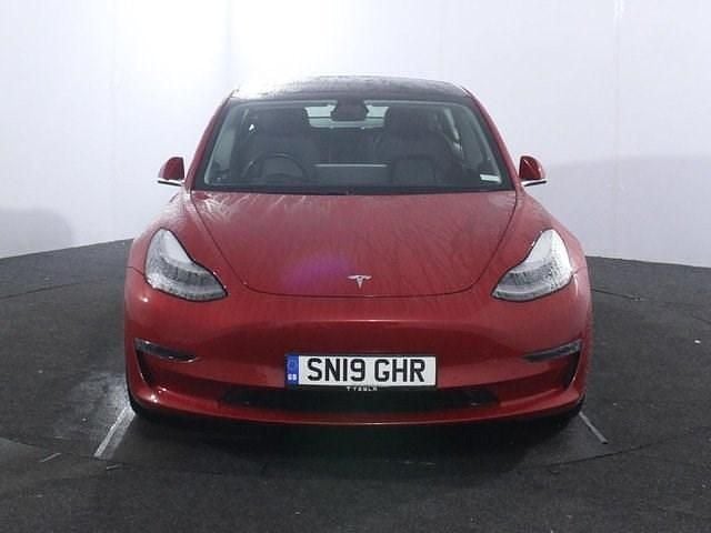 Used Tesla Model 3 Long Range AWD 254 kW (346 HP) 2019 Red Sedan