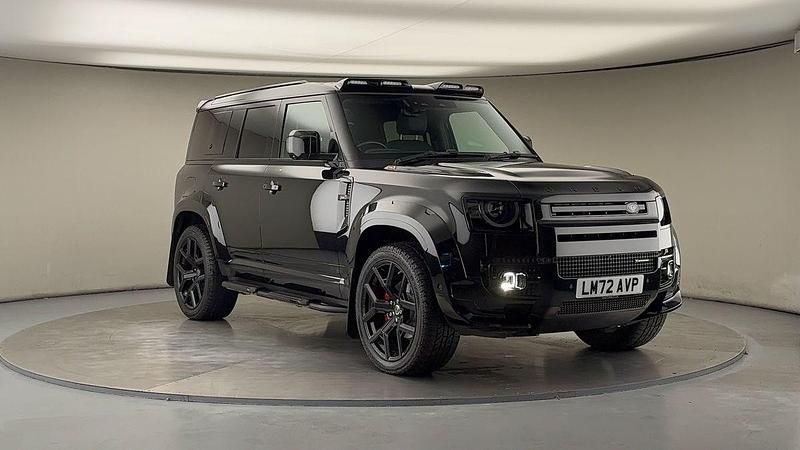Santorini black Used 2022 Land Rover Defender SE Dynamic SUV | £65,500 - Image 1/4