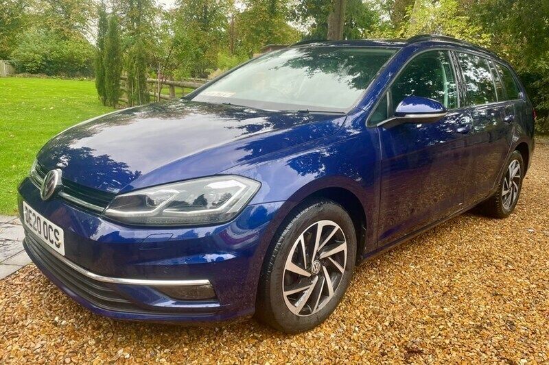 Blue Used 2020 VW Golf VII Edition Estate | £10,500 (Good price) - Image 1/1