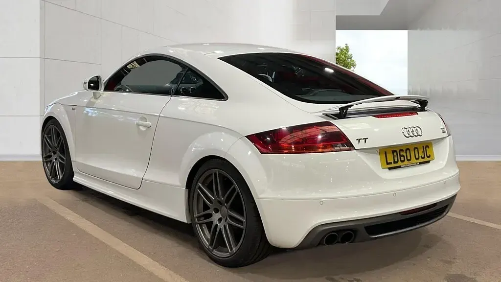 Used Audi TT S-Line 170 HP (125 kW) 2010 White Coupe