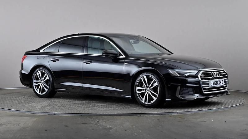 Black Used 2018 Audi A6 S-Line Sedan | £18,398 (Fair price) - Image 1/4