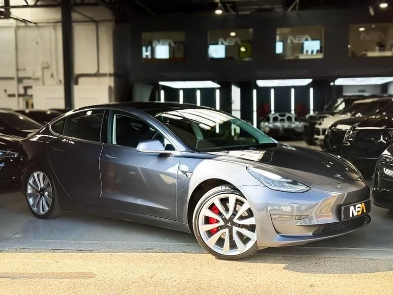 Grey Used 2019 Tesla Model 3 Performance Sedan | £15,995 (Good price) - Image 1/3