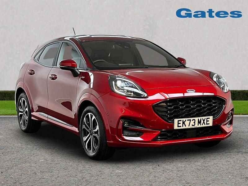 Red Used 2023 Ford Puma Gen-E ST-Line Hatchback | £17,000 (Fair price) - Image 1/4