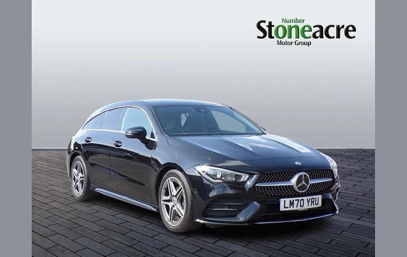 Black Used 2020 Mercedes CLA180 AMG line Sedan | £20,495 (Good price) - Image 1/4
