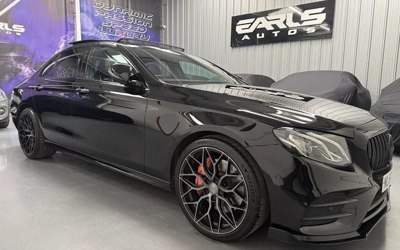 Used Mercedes E350 AMG Line Premium 299 HP (219 kW) 2018 Black Sedan