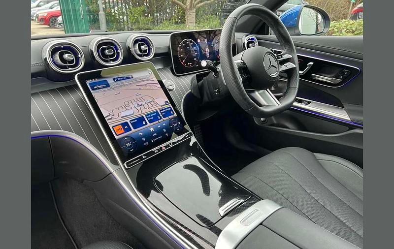 Used Mercedes CLE300 AMG Line Premium Plus 254 HP (186 kW) 2025 Blue Coupe