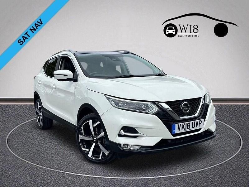 White Used 2018 Nissan Qashqai S SUV | £10,995 (Fair price) - Image 1/4