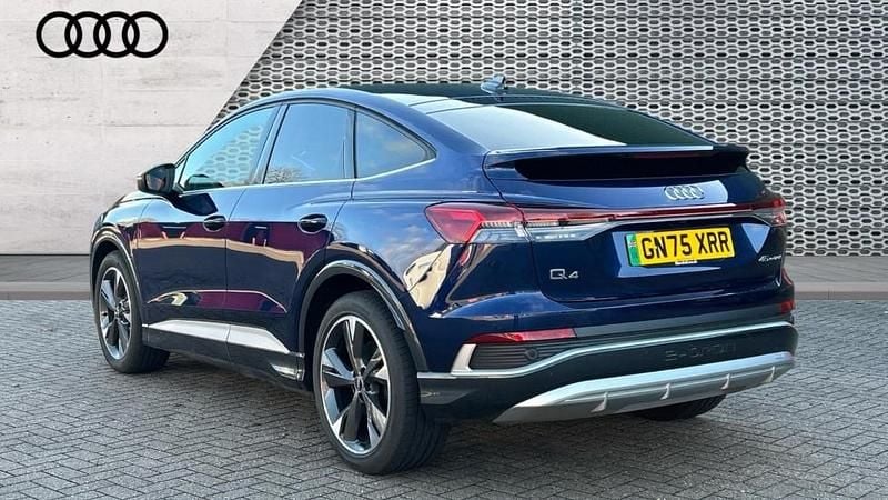 Used Audi Q4 Sportback e-tron S-Line 210 kW (286 HP) 2025 Blue SUV