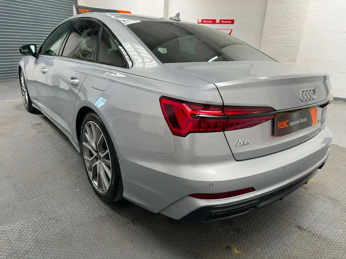 Used Audi A6 Black Edition 2021 Silver Sedan
