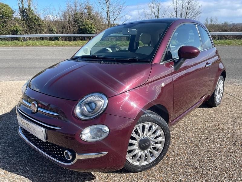 Used Fiat 500 Lounge 69 HP (50 kW) 2019 Red Hatchback