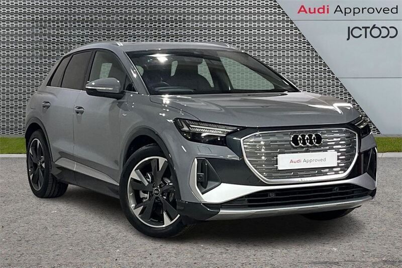 Grey Used 2024 Audi Q4 e-tron S-Line SUV | £35,508 (Good price) - Image 1/4