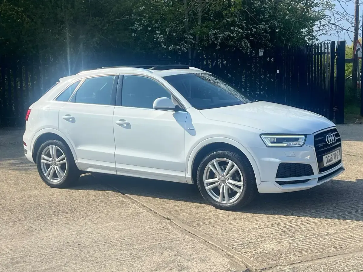 Used Audi Q3 S-Line 150 HP (110 kW) 2018 White SUV