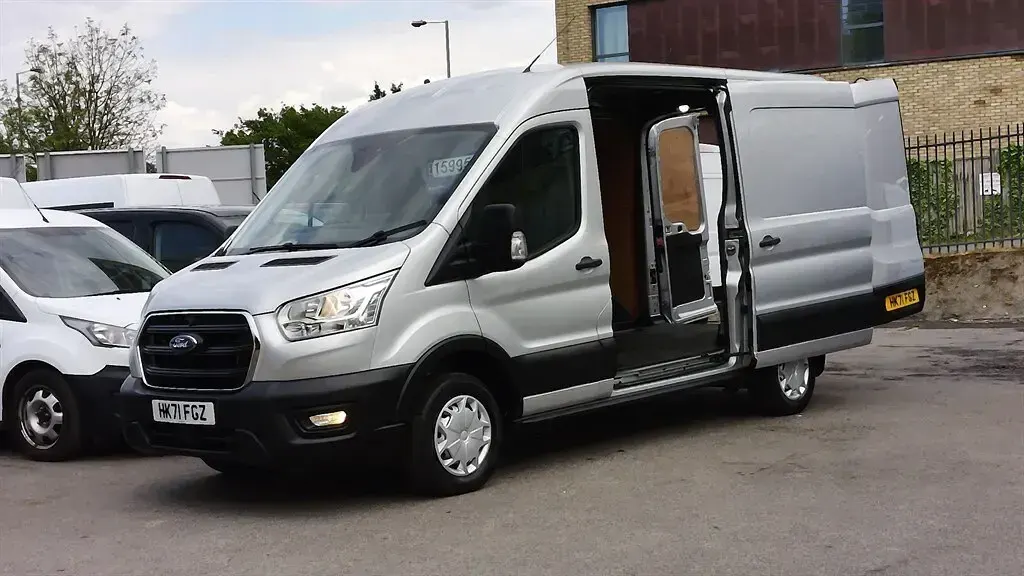 Used Ford Transit Trend 130 HP (95 kW) 2021 Silver Van