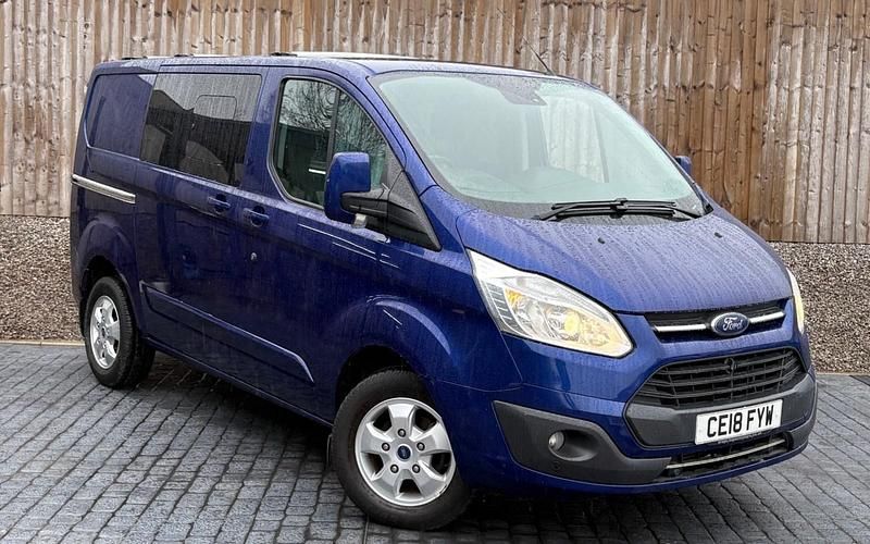Used Ford Transit Custom Limited 130 HP (95 kW) 2018 Blue Estate