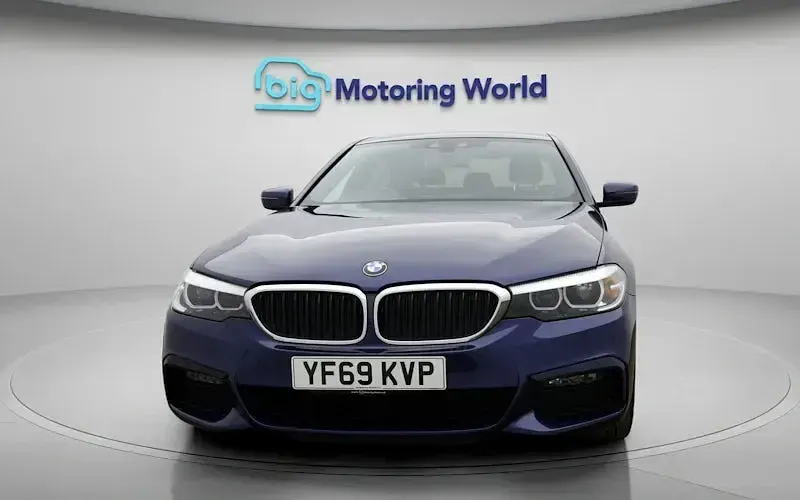 Used BMW 530e M Sport 252 HP (185 kW) 2019 Blue Sedan