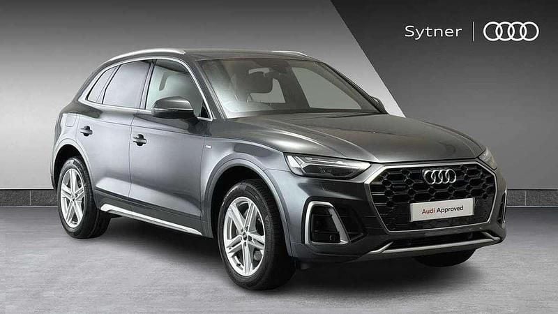 Grey Used 2021 Audi Q5 S-Line SUV | £32,500 (A bit pricey) - Image 1/4