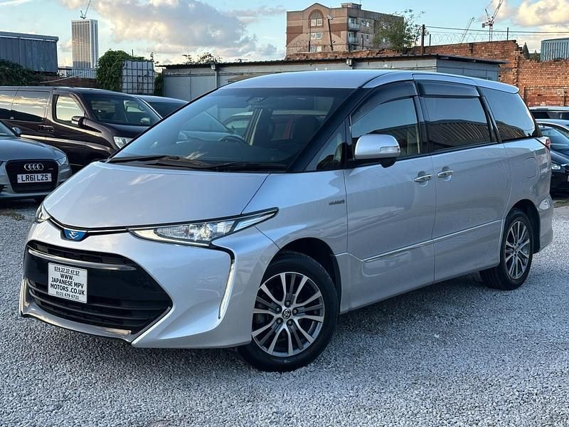 Used Toyota Estima Hybrid Premium 2017 Silver MPV