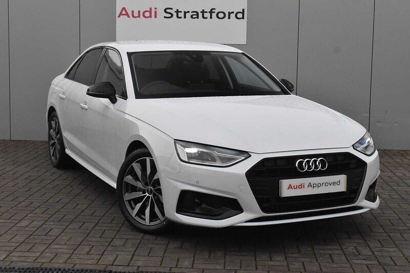 Glacier white metallic Used 2021 Audi A4 Sport Sedan | £21,985 - Image 1/4
