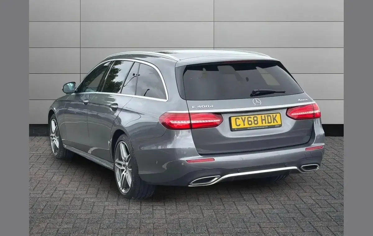 Used Mercedes E400 AMG line 334 HP (245 kW) 2018 Grey Estate
