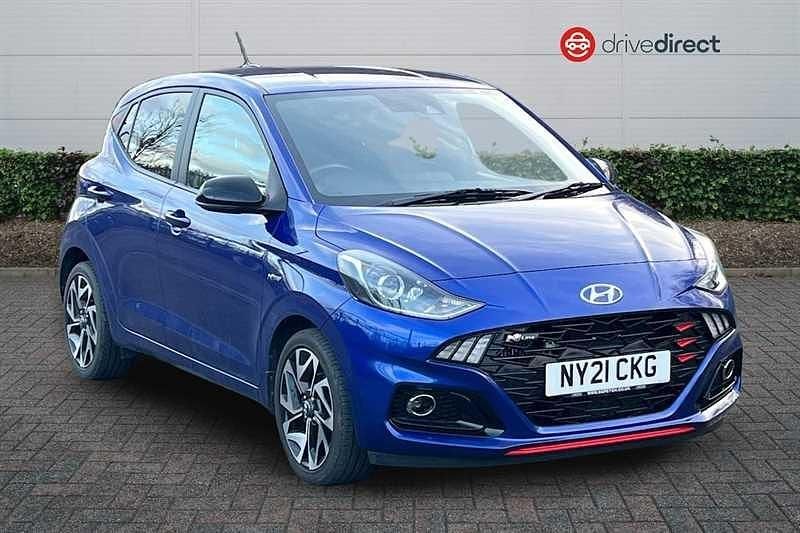 Used Hyundai i10 N Line 100 HP (73 kW) 2021 Blue Hatchback