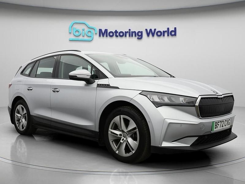 Silver Used 2022 Skoda Enyaq iV ecoSuite SUV | £14,200 (Fair price) - Image 1/4