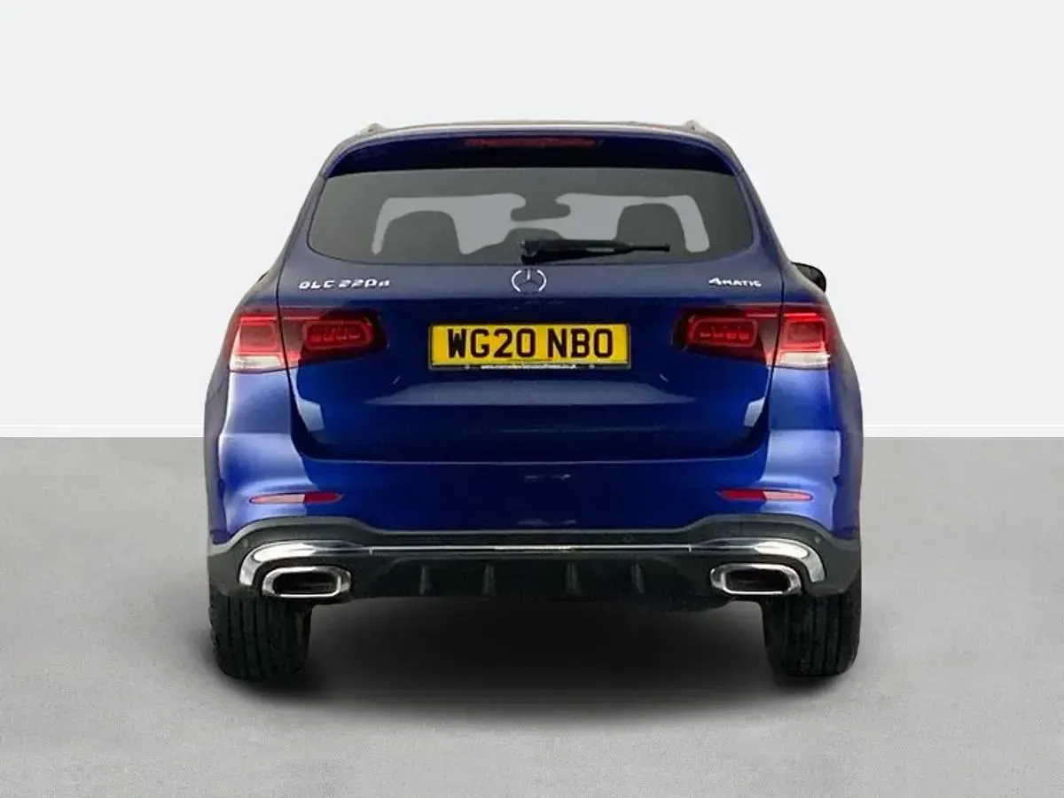 Used Mercedes GLC220 AMG line 194 HP (142 kW) 2020 Blue SUV