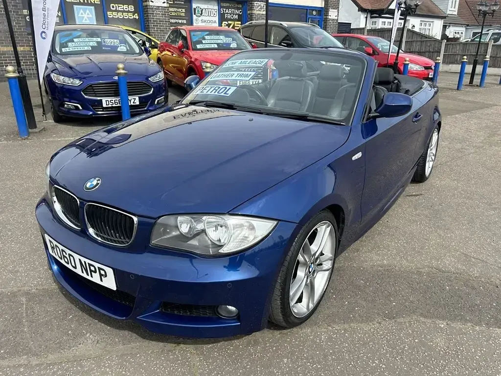 Usado BMW 118 Cabriolet M Sport 143 HP (105 kW) 2010 Azul Cabrios