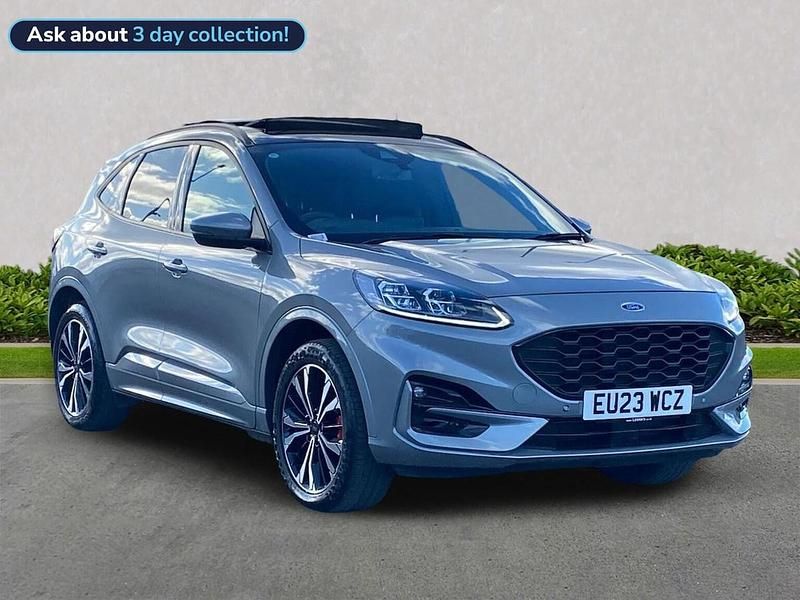Silver Used 2023 Ford Kuga ST-Line X SUV | £20,499 (Good price) - Image 1/4
