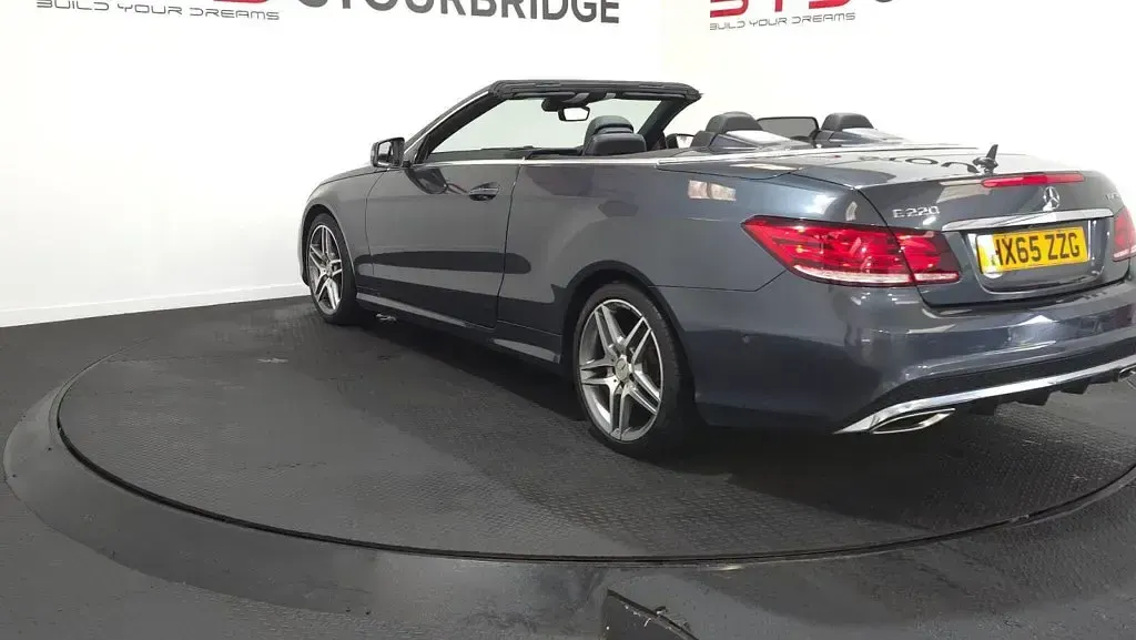 Used Mercedes E220 AMG line 2015 Grey Cabriolet