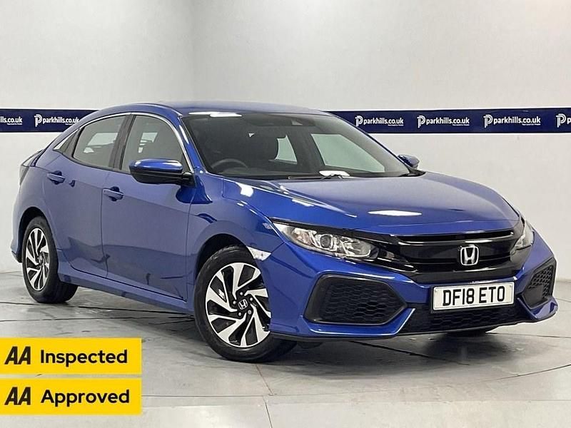 Blue Used 2018 Honda Civic SR Hatchback | £9,270 (Fair price) - Image 1/4