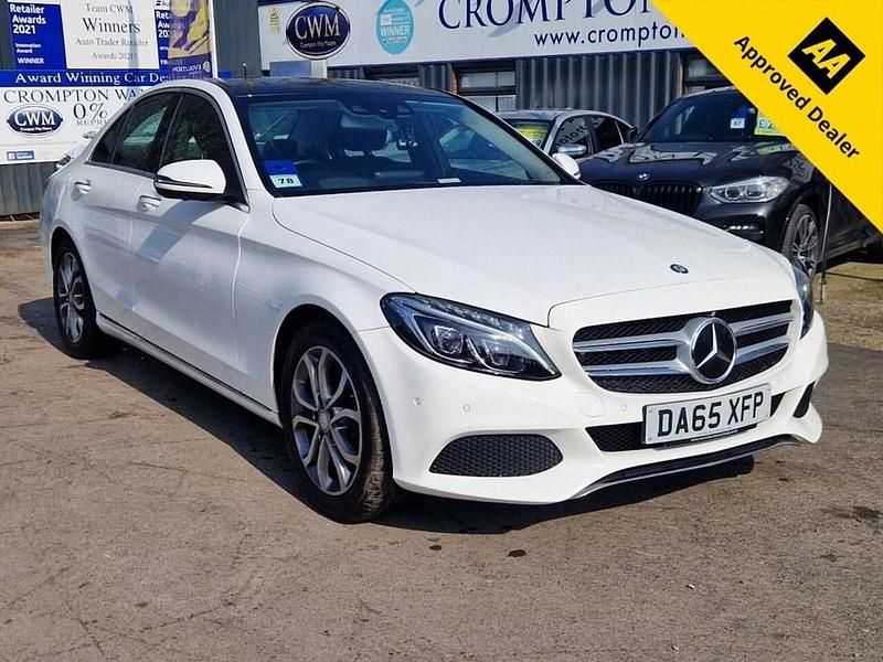 Used Mercedes C220 Premium Plus 170 HP (125 kW) 2015 White Sedan