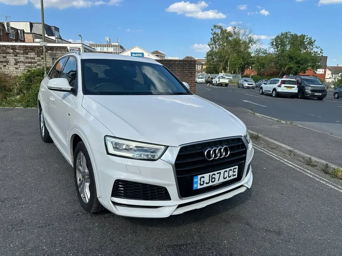 Used Audi Q3 S-Line 150 HP (110 kW) 2017 White SUV