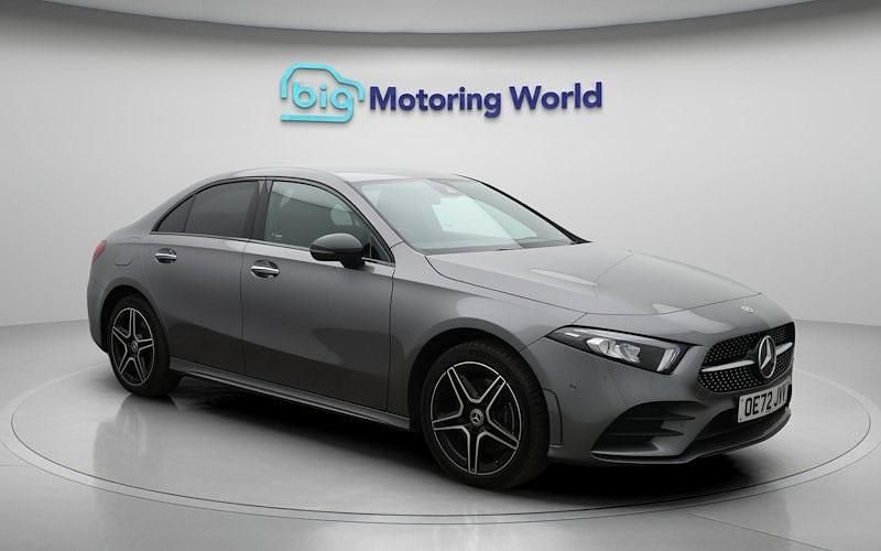 Used Mercedes A250 AMG line 218 HP (160 kW) 2022 Grey Sedan