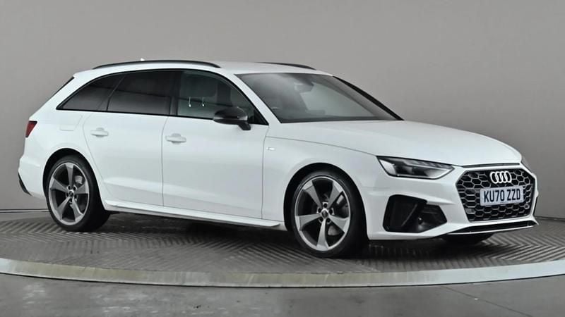 White Used 2020 Audi A4 Black Edition Estate | £19,998 (A bit pricey) - Image 1/4