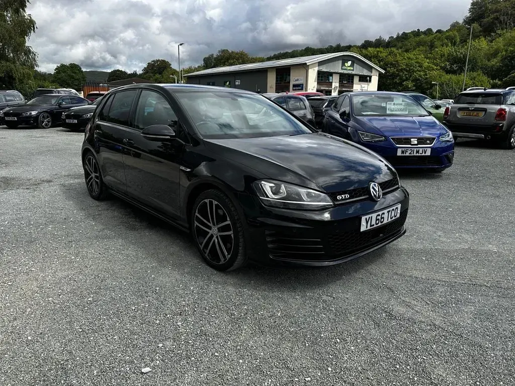 Used VW Golf VII GTD 2017 Black Hatchback