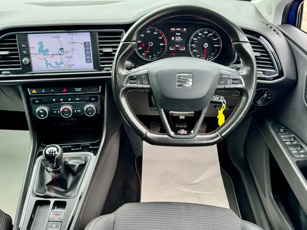 Used Seat Leon FR 130 HP (95 kW) 2020 Blue Hatchback